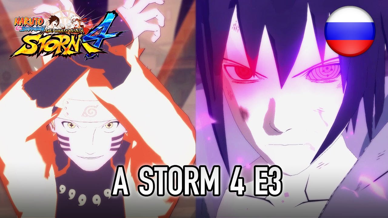 Naruto SUN Storm 4 - PS4/XB1/PC - Un E3 de Storm 4 (Russian Trailer)