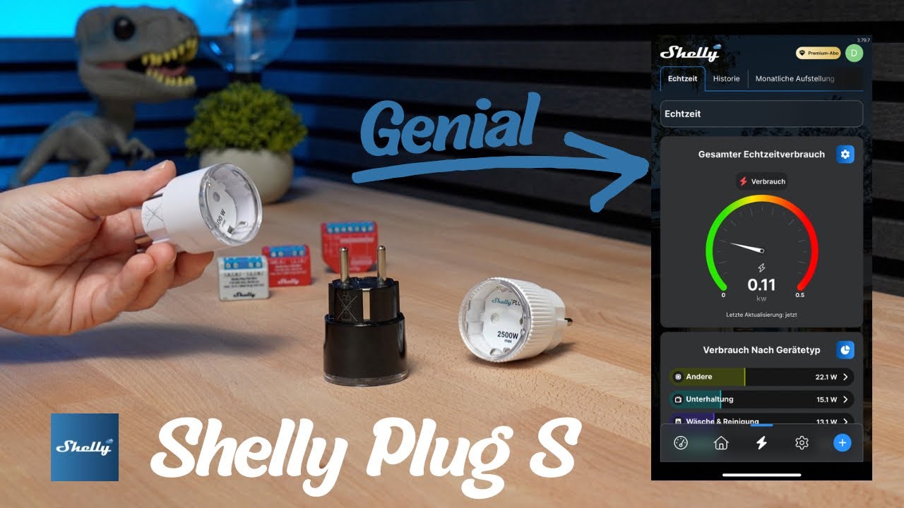 Warum ich auf den Shelly Plug S umgestiegen bin - SmartPlug mit Toller App & Verbrauchsemmsung