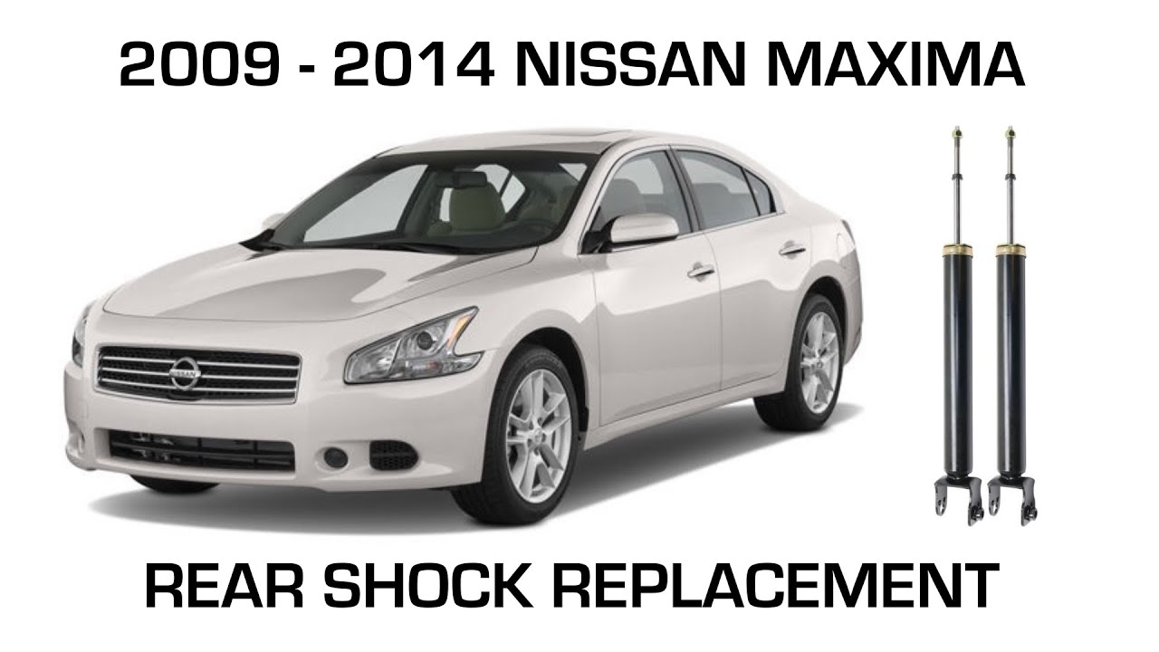 Как заменить задние амортизаторы на Nissan Maxima 2009 - 2014