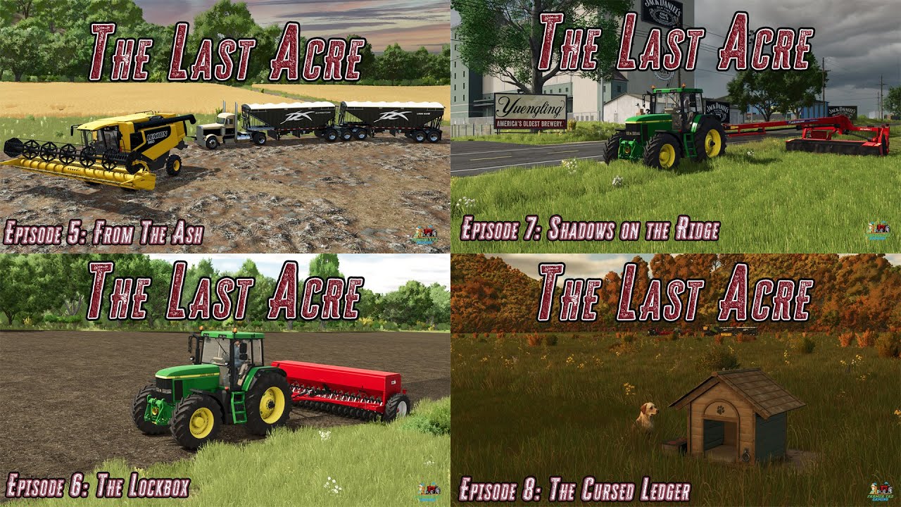 Последний акр | Подборка эпизодов 5-8 | Кинематографический сюжет Farming Simulator для FS25