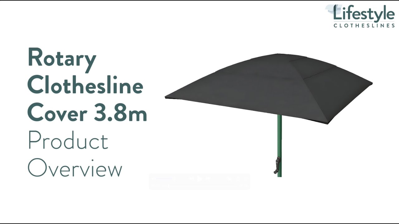 Rotary Clothesline Cover 3.8 Product Overview - Lifestyle Clothesline