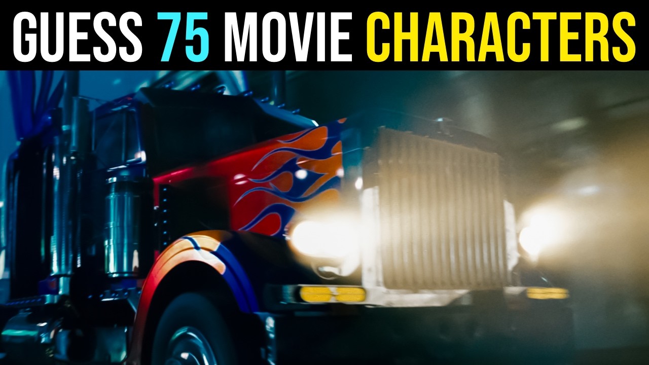 Guess the Movie Character in 3 Seconds | 75 Movies Quiz