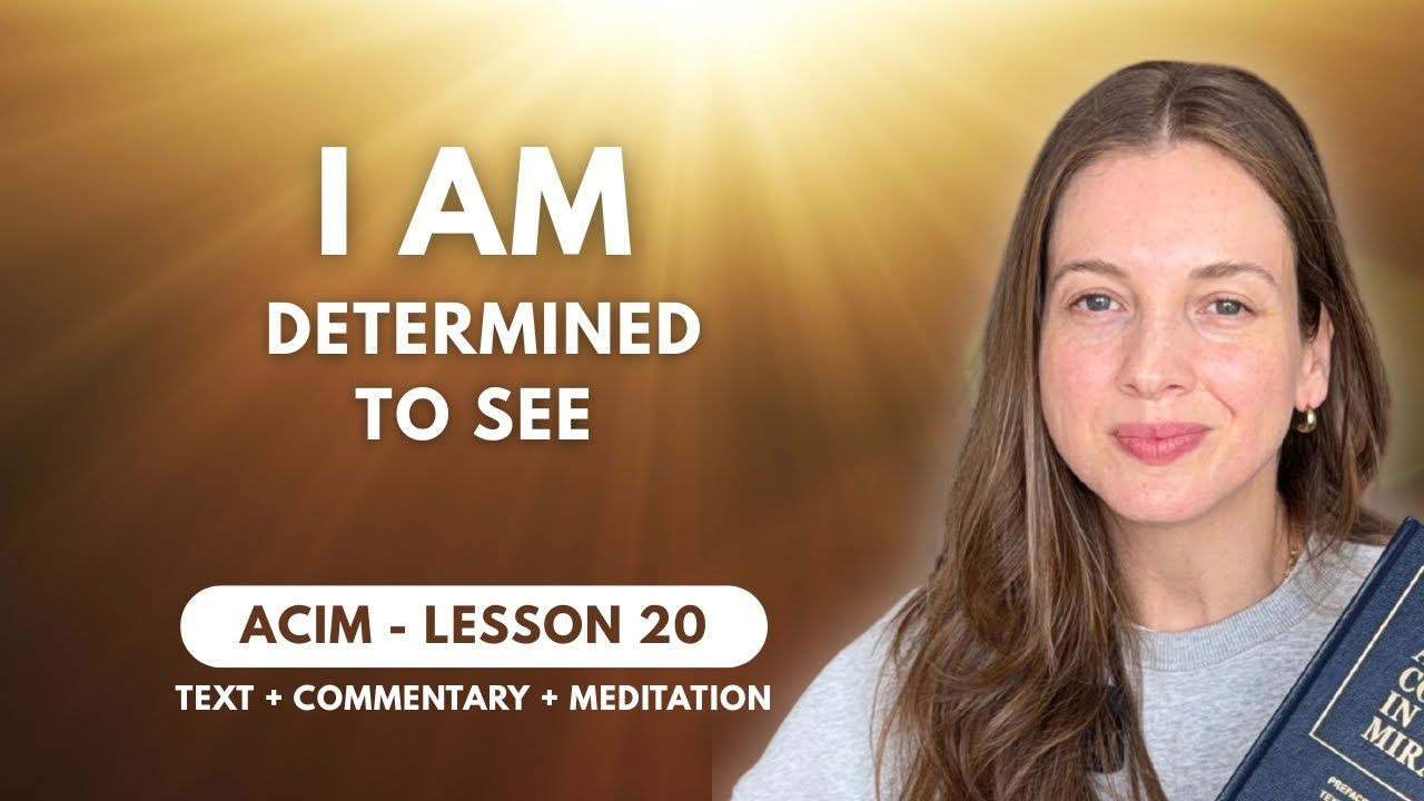 See with CHRIST vision | ACIM Lesson 20 + PRACTICE ✨