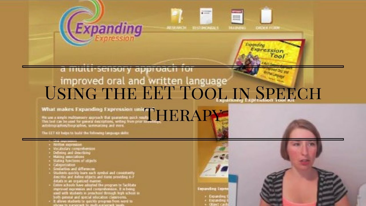 Using the EET Tool in Speech Therapy