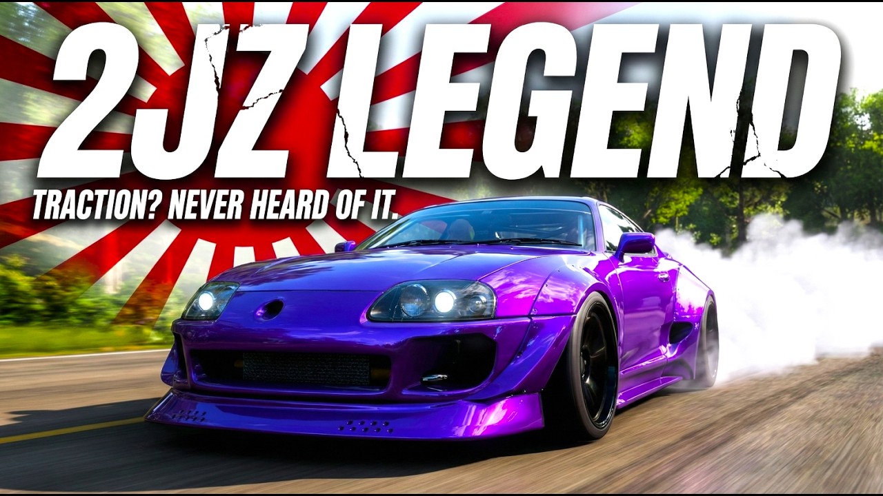 TC OFF 1500HP RWD 🫂 Toyota Supra MK4 [FH5/4K]
