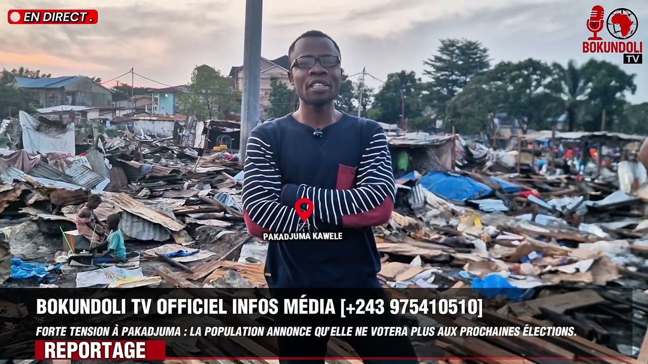 Forte tension à Pakadjuma  : la population annonce qu’elle ne votera plus aux prochaines élections.