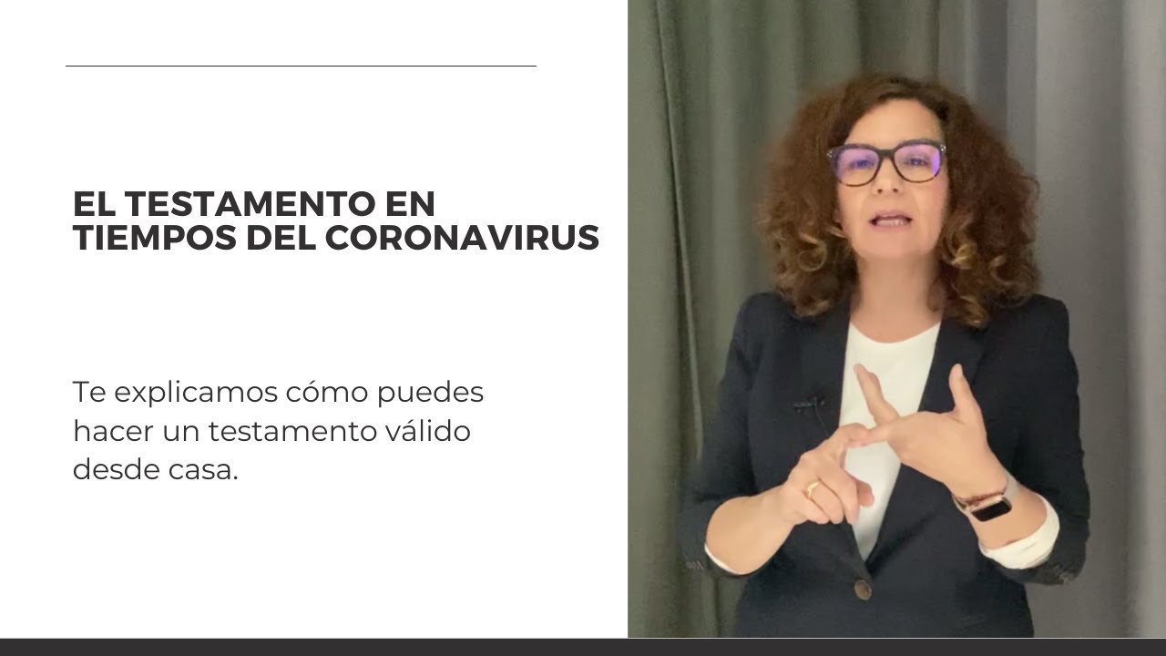 Testamento en tiempos del coronavirus