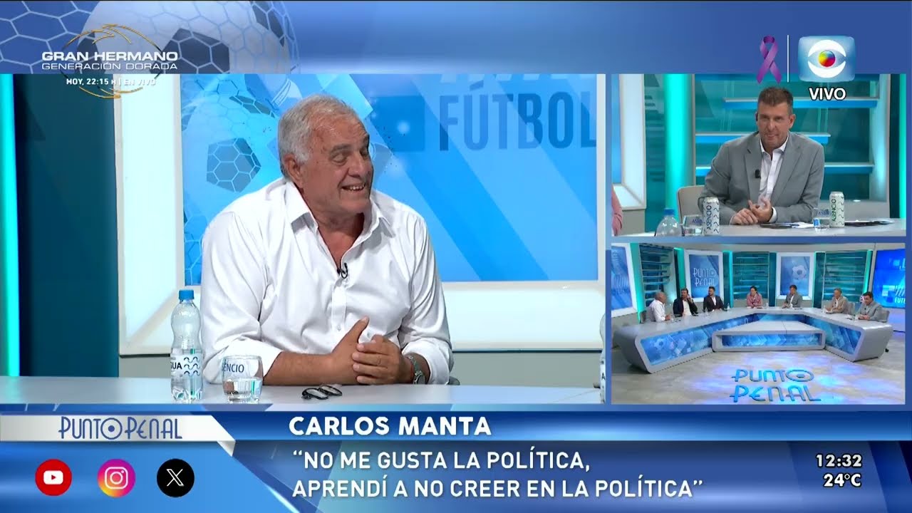 CARLOS MANTA. ESTE DOMINGO RECIBIMOS AL INTEGRANTE DEL EJECUTIVO DE LA AUF.