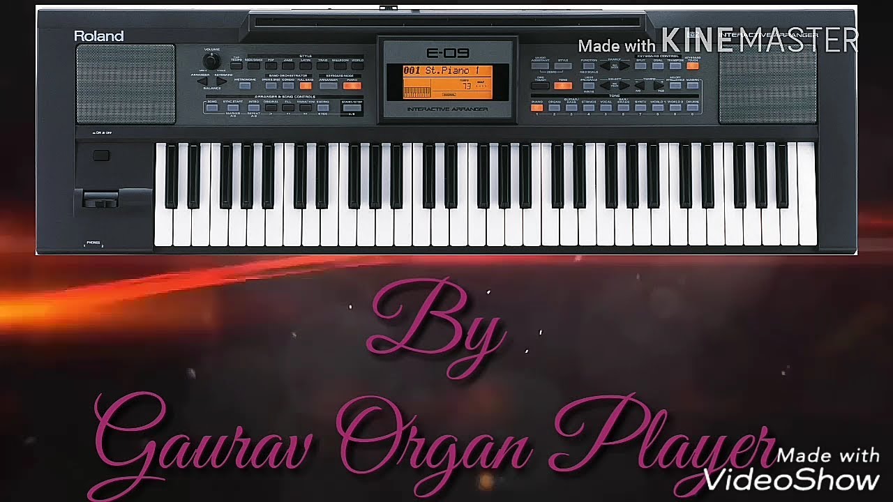 Roland E 09 Best Indian Tones Review by Gaurav Organ Player...  8303724111