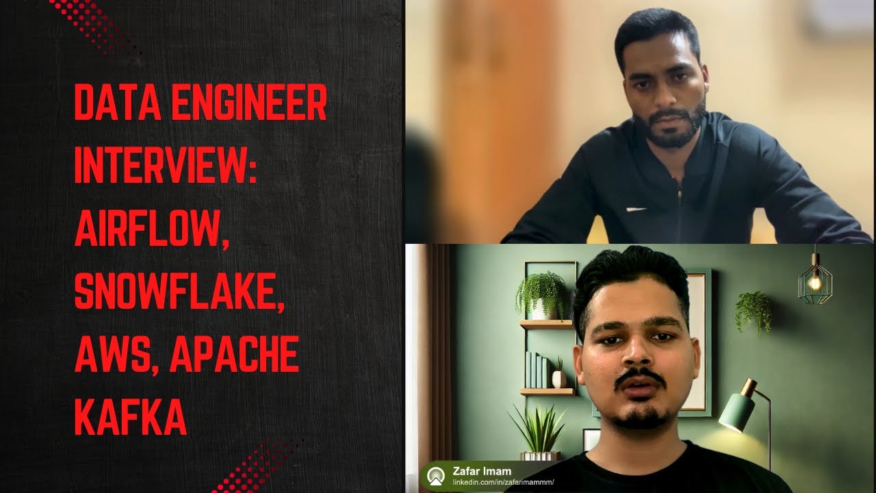 Data Engineer Interview: Airflow, Snowflake, AWS, Apache Kafka, and Azure Data Factory Insights
