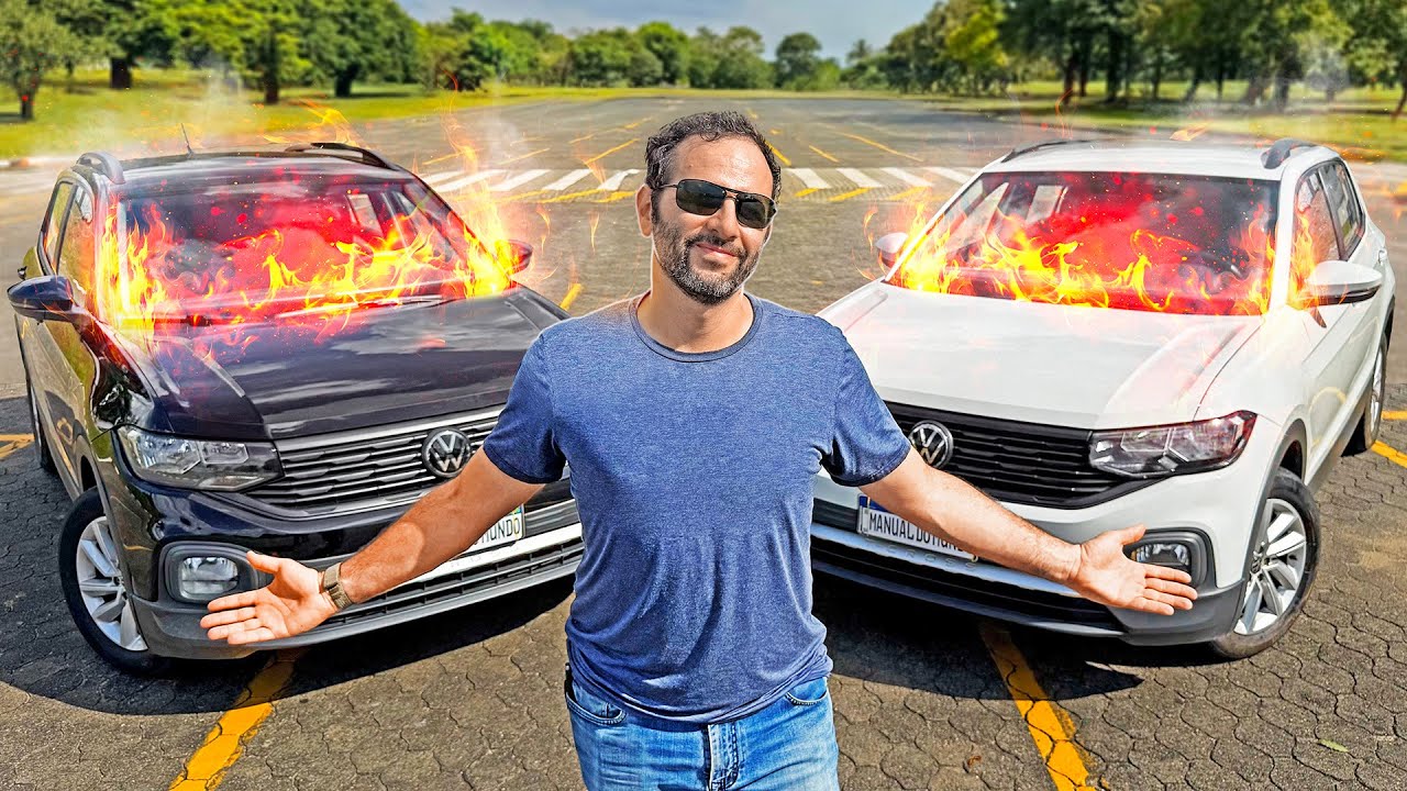 Carro PRETO x BRANCO no SOL: ser&aacute; que ASSAM alguma coisa?