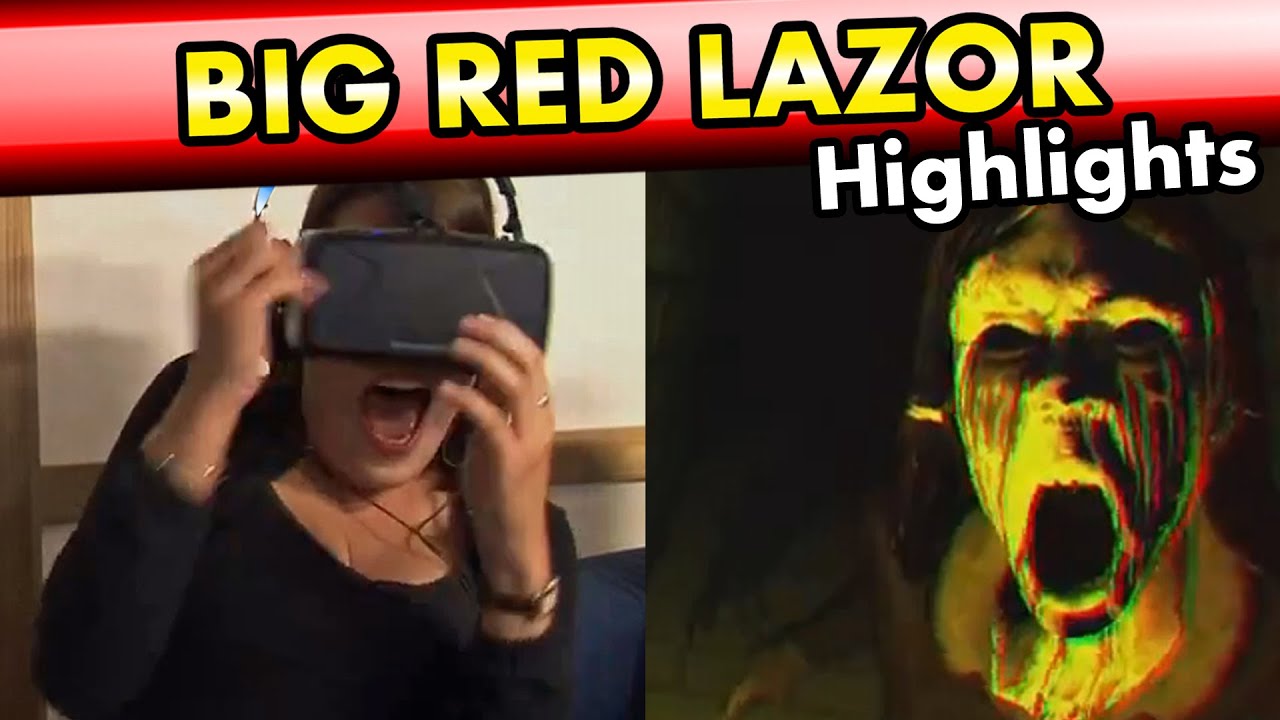 Terrified by the Oculus Rift - Big Red Lazor highlights