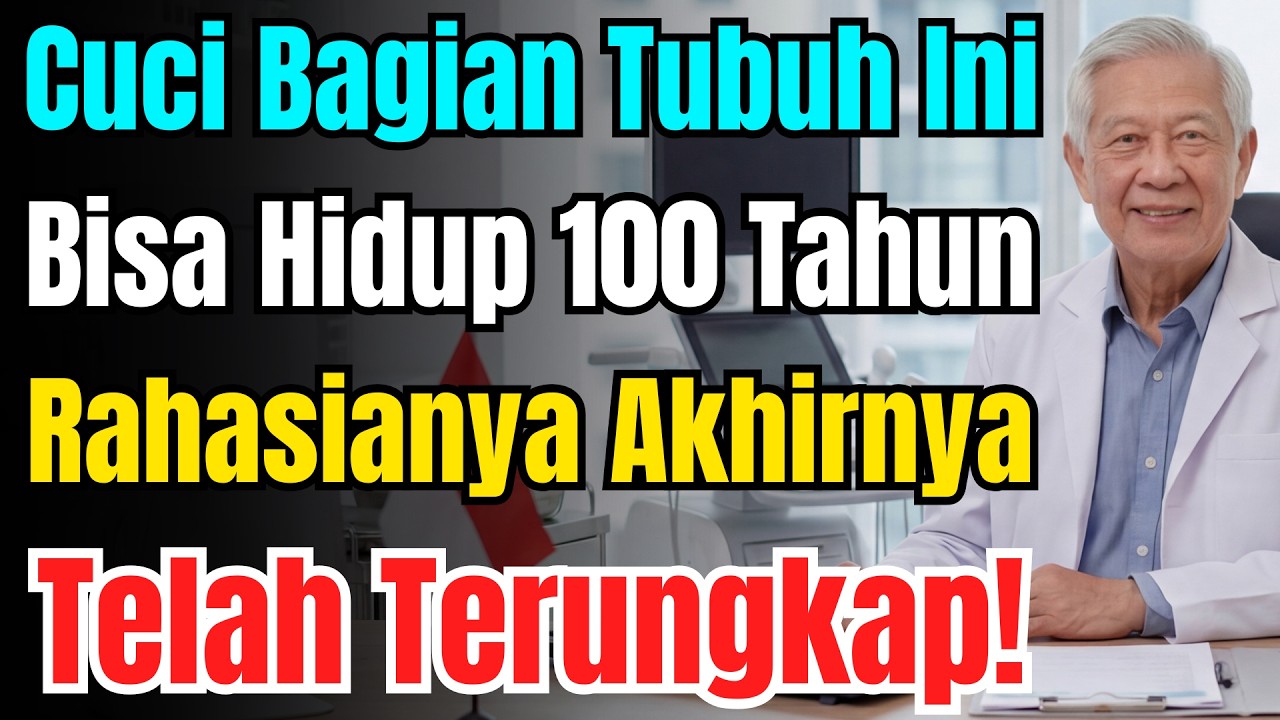 90% Lansia Lupa Bersihkan 5 Bagian Tubuh Ini! Memperpendek Umur Hingga 15 Tahun. Awas