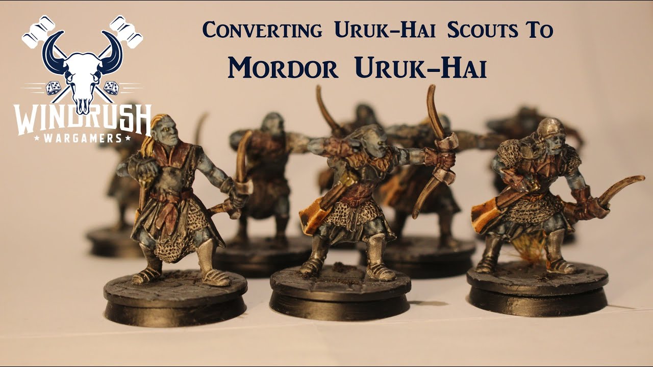 Converting Mordor Uruks from the Uruk Hai Scouts Kit For MESBG