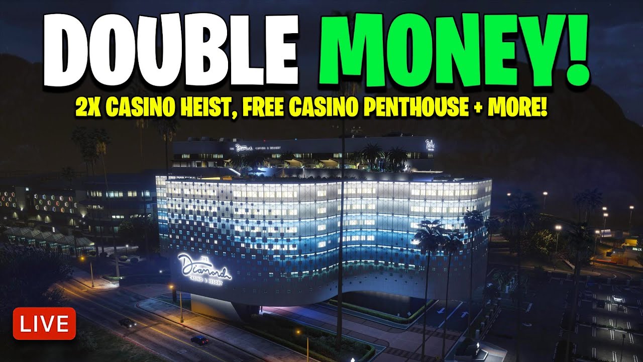 🔴 LIVE - GTA ONLINE CASINO BONUSES X2 CASH & RP! | MANSIONS DLC SOON...