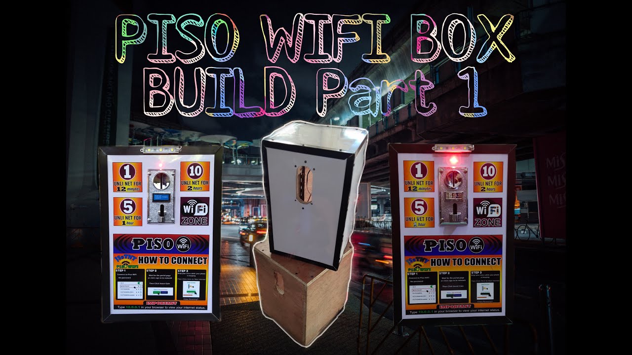 How to Build PiSOWiFi Vendo Machine PART 1!! Build like a pro...