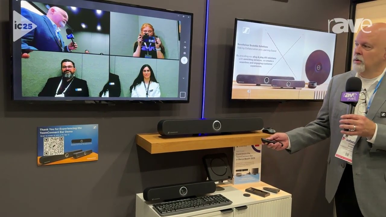 InfoComm 2025: Sennheiser Demonstrates TeamConnect Bar for Audio and Video Conferencing Solutions