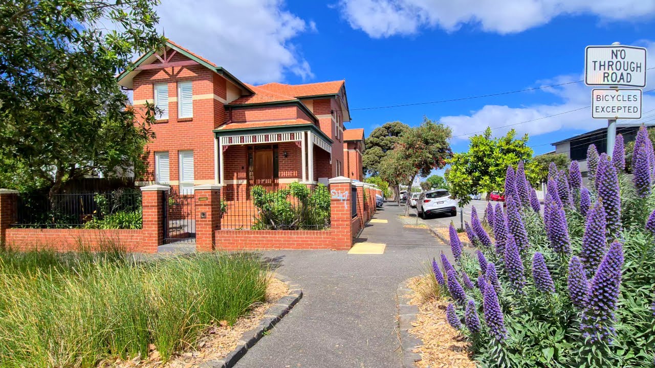 Clifton Hill Suburb Walking Tour. Melbourne Australia 4K