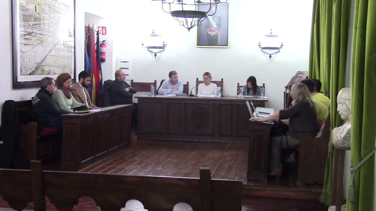🏛️🎥 Sesión extraordinaria del Pleno municipal – Ayuntamiento de Sigüenza