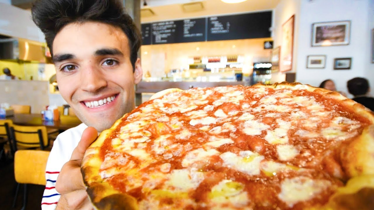 LIVING on PIZZA for 24 HOURS in NYC!