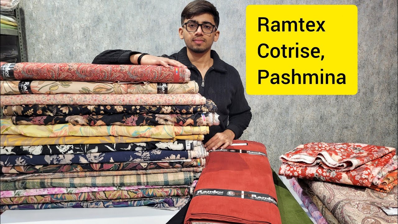 Ramtex Plain & Printed Cotrise Latest Designs🌹 Matching Suits 🌹- Rohtak 