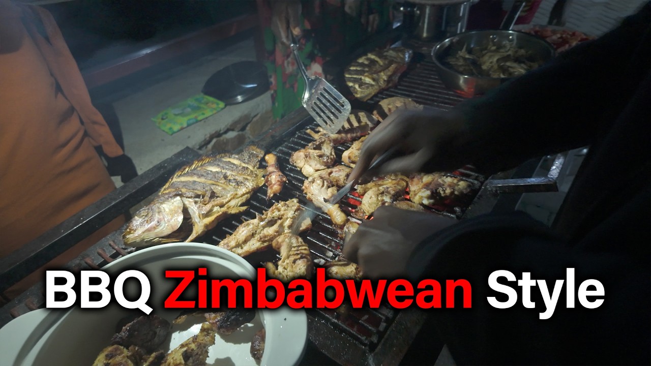 We Made BBQ the Zimbabwean Style with my UK born teenage son