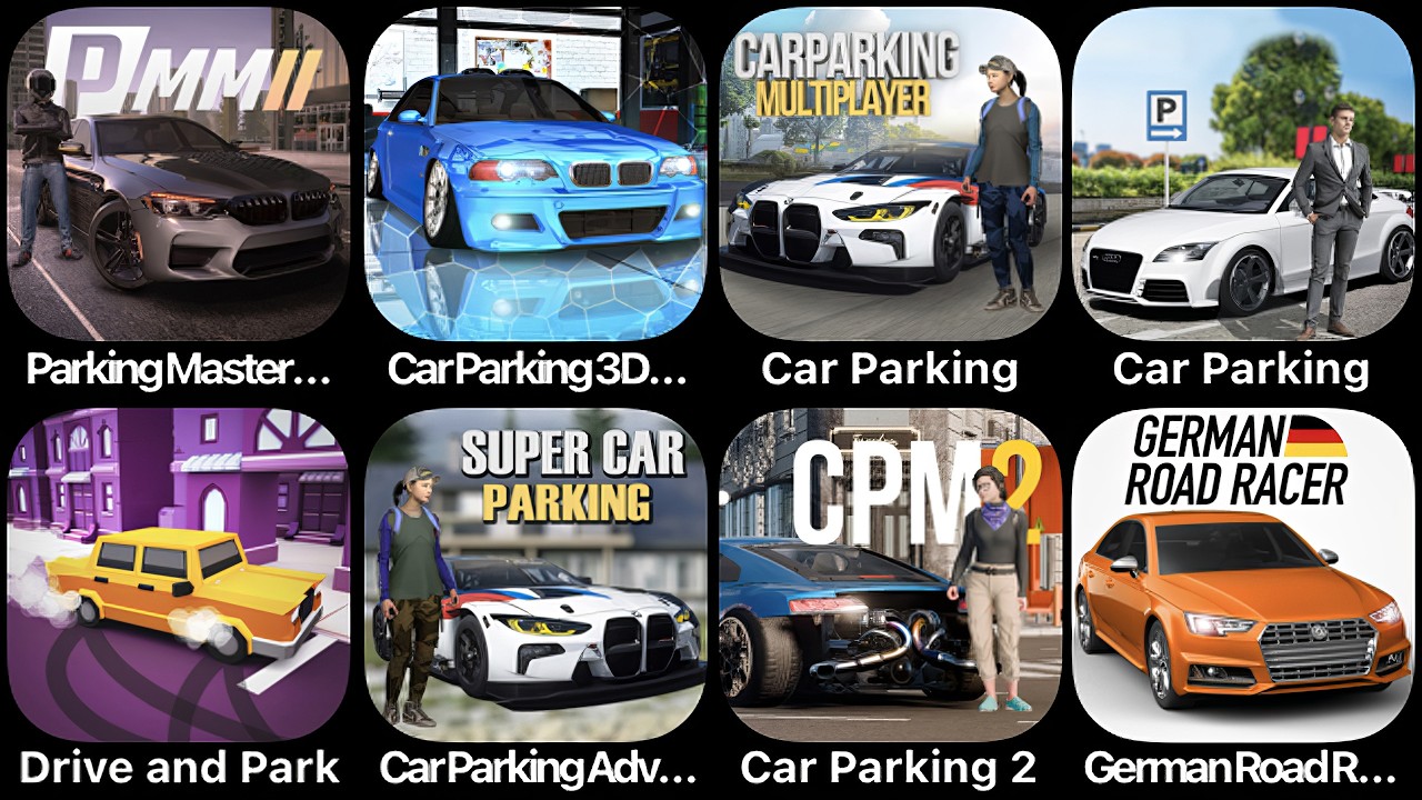 Parking Master 2,Car Parking 3D,Car Parking Multiplayer,Car Parking,Drive and Park,Car Adventure