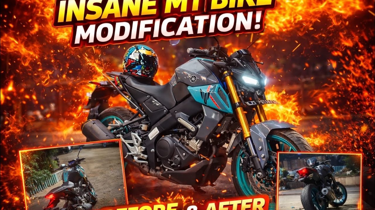MT 15 modification #123go #trading #bikelovers #mt15 #biker #1million 