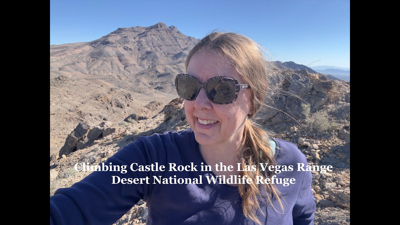 Climbing Castle Rock in the Las Vegas Range