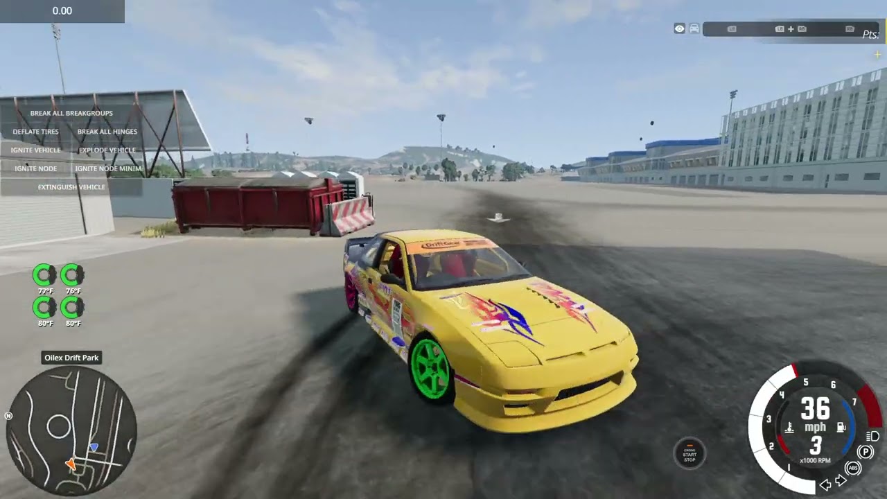 drifting in beamng (part 2)
