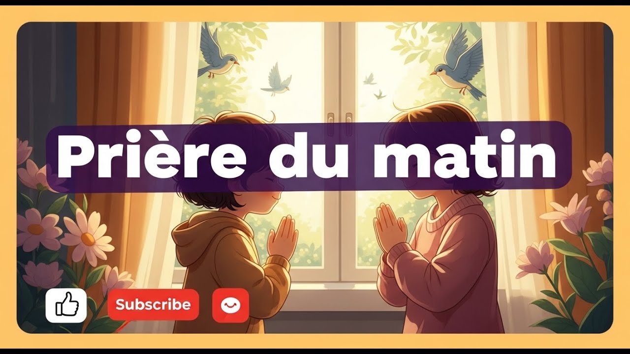 Pri&egrave;re du matin pour les enfants avant l&rsquo;&eacute;cole |  Commence la journ&eacute;e avec Dieu