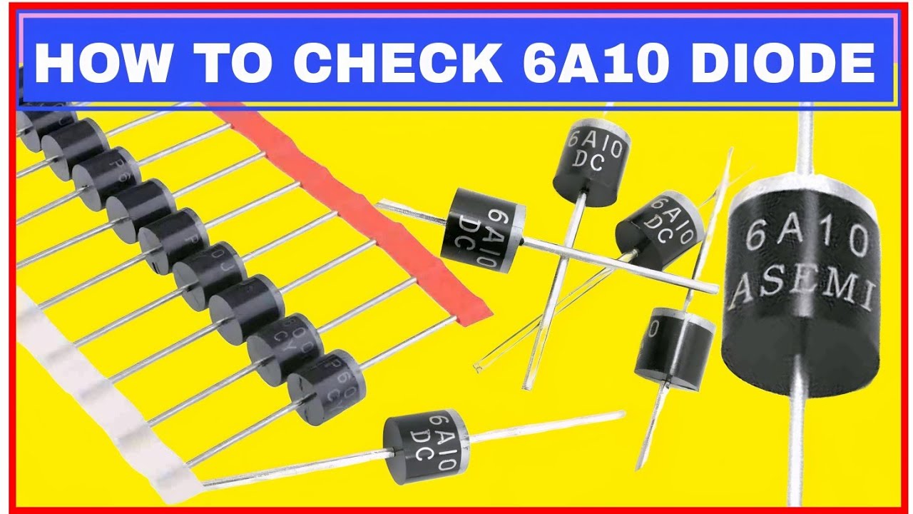 How to Test 6A10 Rectifier Diode with Multimeter || 6A10 Diode Testing in Hindi || 6A10 Equivalent 🆕