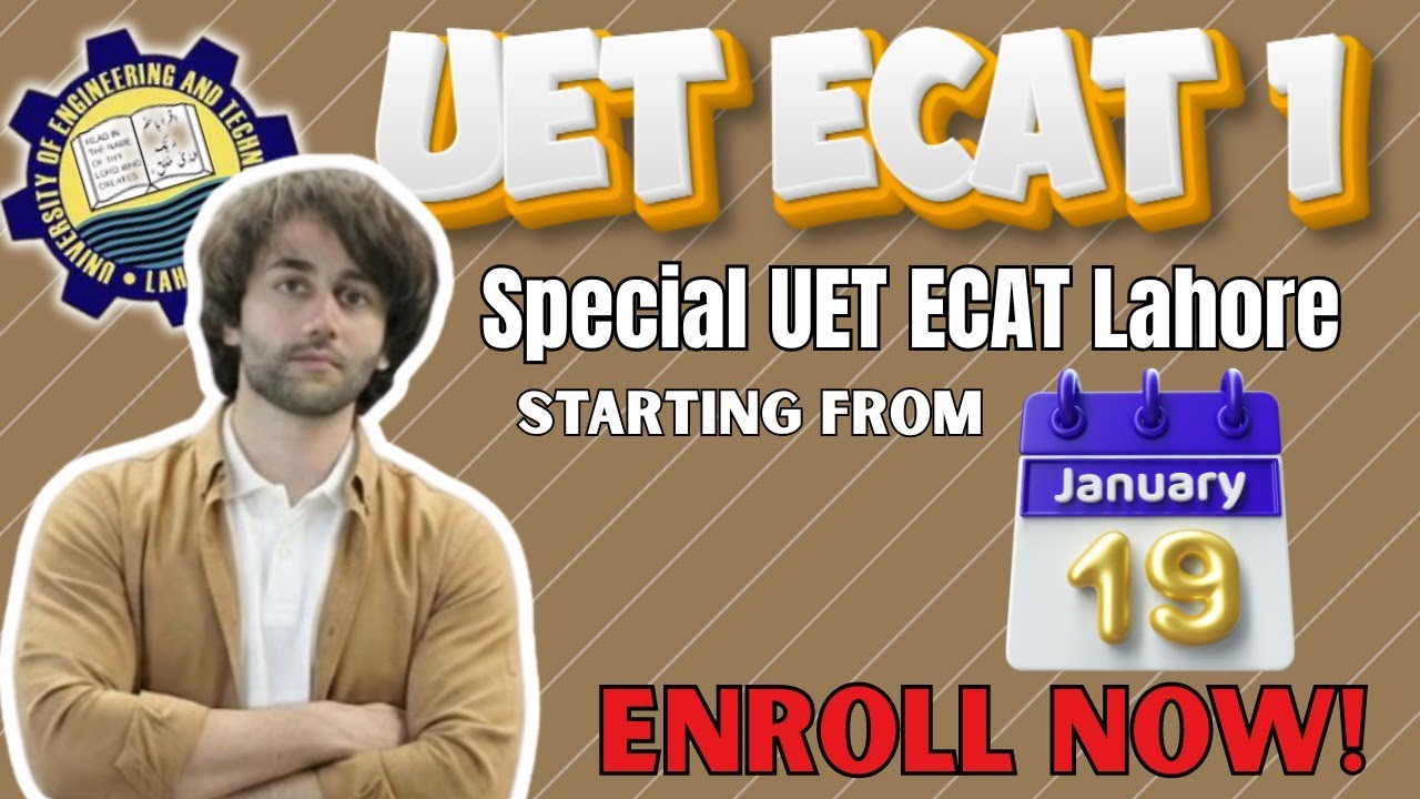 UET Lahore Fall Admission Test Preparation I UET ECAT 2026 Preparation I How to Prepare UET ECAT