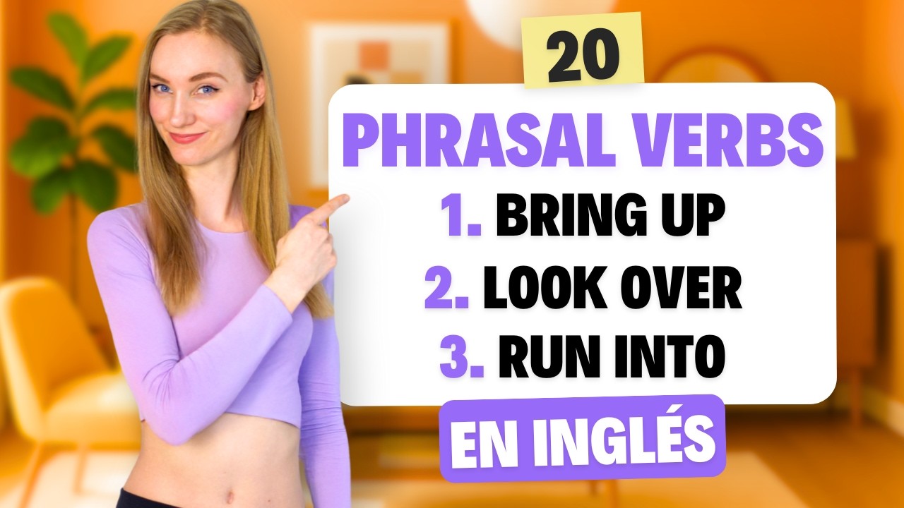 20 frases en inglés que TIENES QUE SABER | Verbos frasales