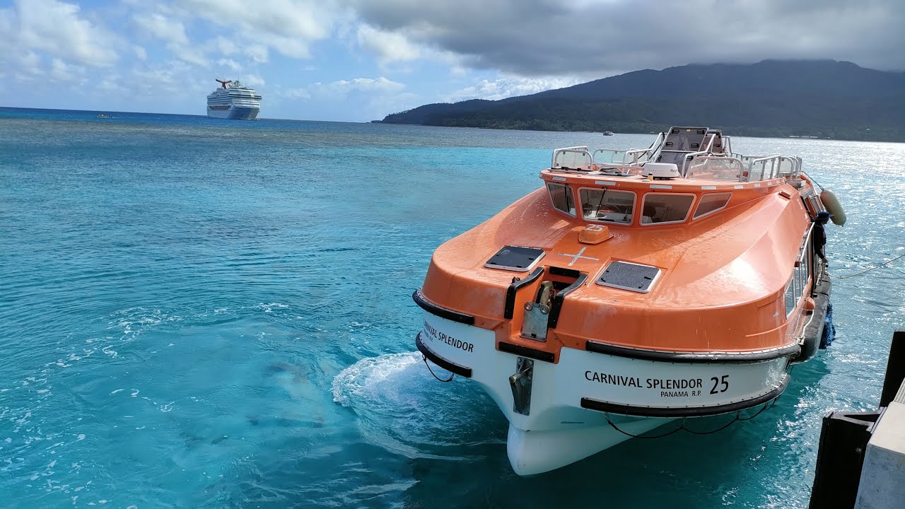 Mystery Island to ship by tender boat