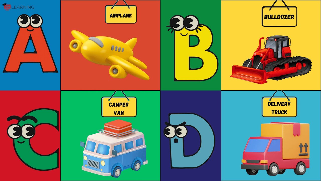 Discover Over 70 Vehicles in the ABC Vehicles Song! | Fun A to Z Transportation Adventure 🎶 | #abcd