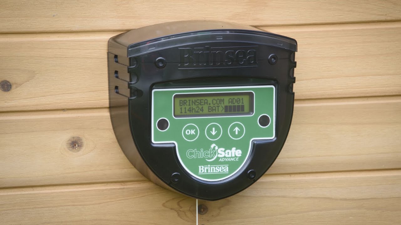 Brinsea's ChickSafe Automatic Hen House Door Openers, easy to set up - 3 year guarantee.
