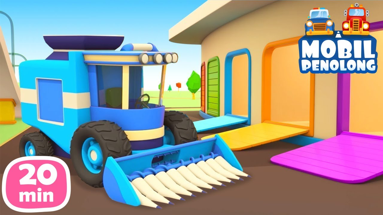 Kartun anak | Mobil Penolong | Kompilasi episode terbaik @LeosiTruk