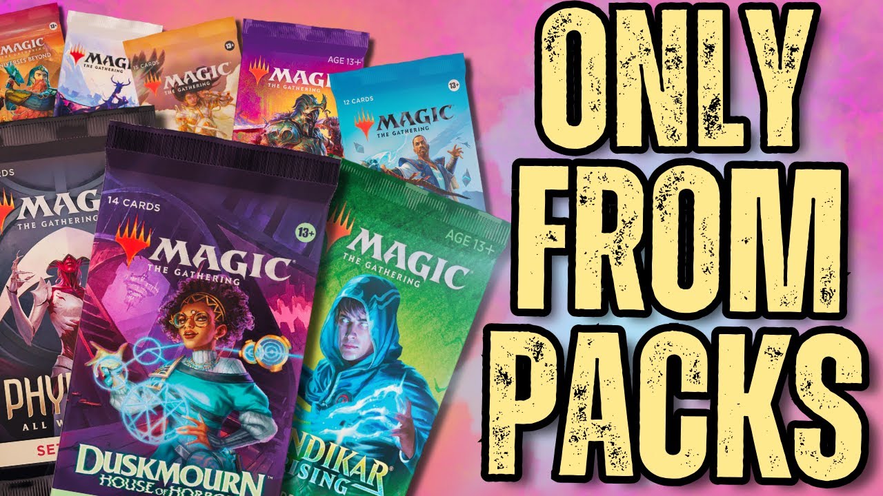 Building A Commander Deck with ONLY Booster Packs!