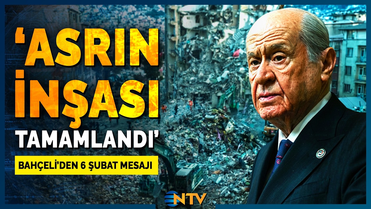 6 Şubat Felaketi Hakkında Konuşan Devlet Bahçeli 'İman Varsa İmkan Vardır' Dedi | NTV