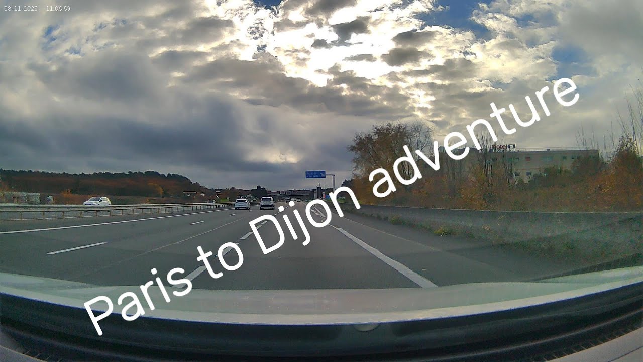 Adventure trip from Paris to Dijon, France