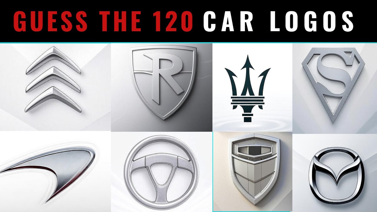 Guess The 120  Car Brand Logo Quiz |Under 3 seconds 🚘 Levels- Easy,Medium,Hard & Impossible