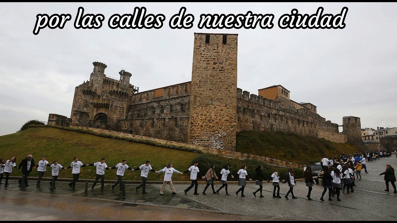 Cadena humana por la paz. Curso 2016-17.