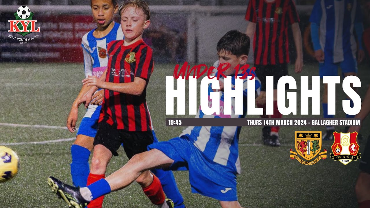 The U13 Kent Youth League Final 2024