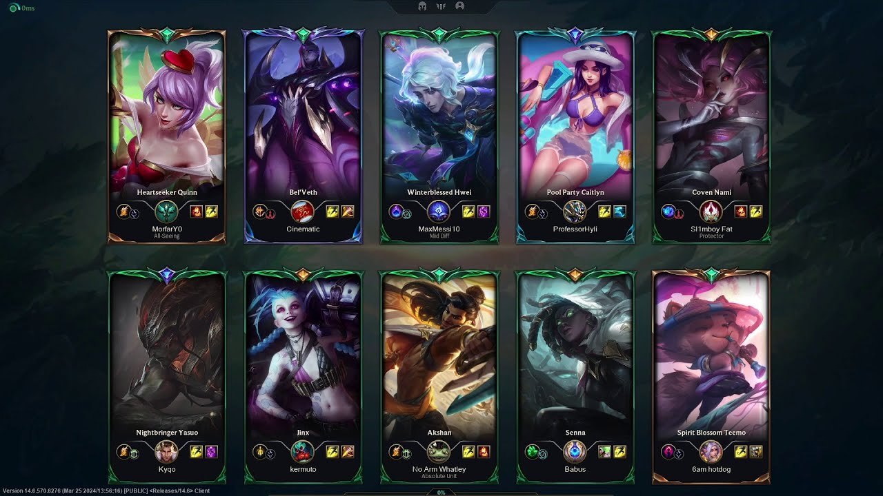 Thebausffs Senna Bot vs Caitlyn 30/03/2024
