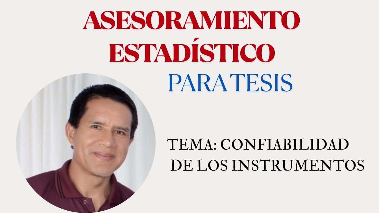 CONFIABILIDAD DE LOS INSTRUMENTOS CON SPSS - DR FERNANDO HG