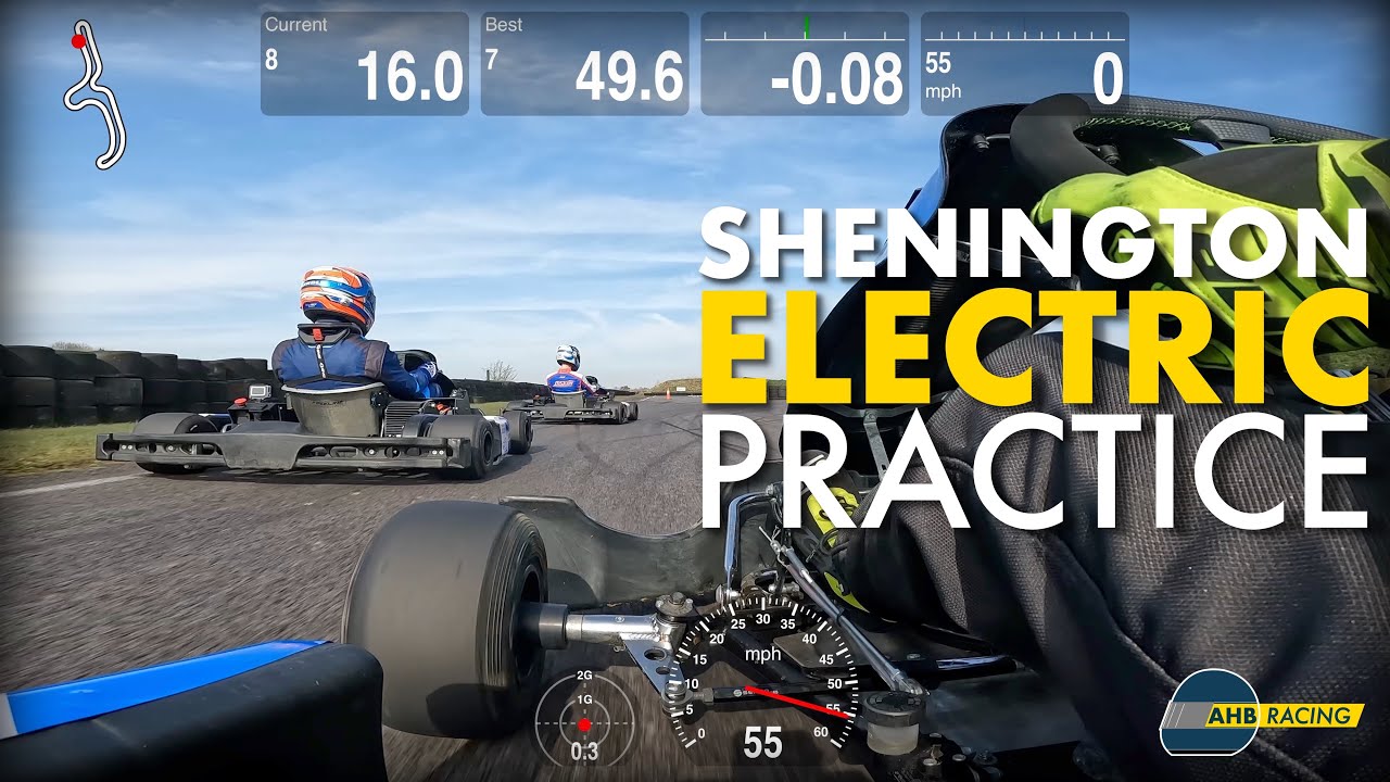 FAT Karting League - Shenington Circuit Full Session - Cold Track - Electric Kart - 4K Onboard GoPro