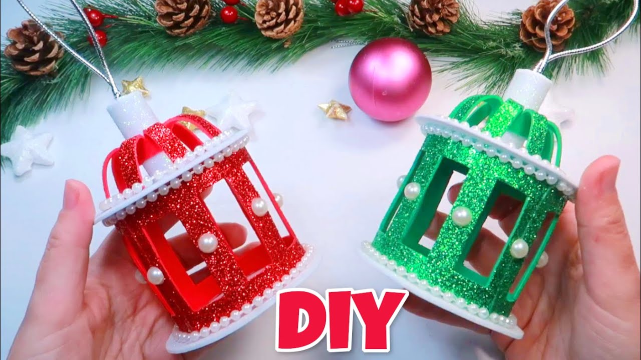 Diy ideas de adornos de Navidad de foami o goma eva muy fáciles, adornos navideños, Diy manualidades