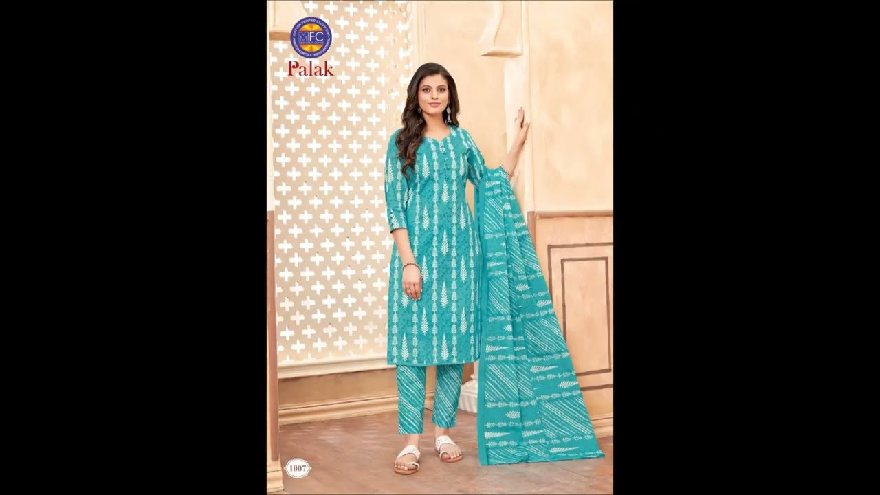 MFC Palak Vol-1 Cotton Jaipuri Print Dress Material,9004837547