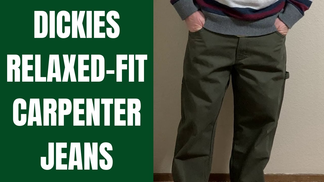 Dickies Men's Relaxed Fit Straight-Leg Duck Carpenter Jeans